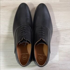 Owen Edward Classic Black Oxford Dress Shoes Professional Mens New